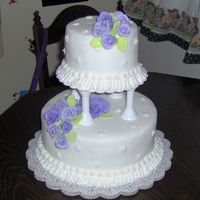 Wilton Course #3 Final Cake Having fun with fondant!