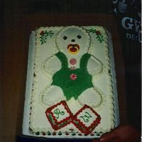 Christmas Baby Shower I made this for a baby shower that was around Christmas. I used a gingerbread man as my theme.