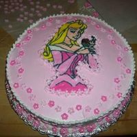 Barbie3.jpg royal icing flowers, buttercream transfer