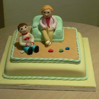 Let's Play Grandma The most fun I have ever had making a cake - immortalising my mum and my son in sugarpaste! A huge thanks to the fantastic Aine2 for her...