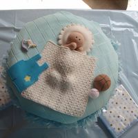 Baby Boy Fondant baby