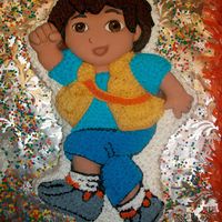 Diego Mix of fondant and buttercream
