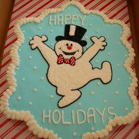 Frosty The Snowman Ccc Made for a friends kids class party. She said it was a hit...I really need to improve in my writing... Thanks for looking!