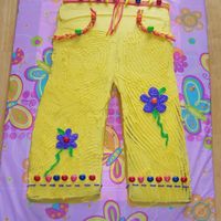 Funky Pants I got this idea from another picture. I made this for my daughters 9th birthday. It's just a marbled cake and I used BC..tinted. The...