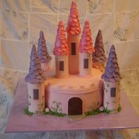 Castle Cake I went overboard on this one and didn't charge enough but I was looking to impress the customer, so let's hope I get some more...