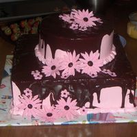 Mother's Day Surprise I'm pretty proud of this cake. It's the biggest one I've made. I was very nervous about pouring the ganache over the top of...