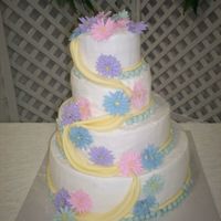 First Wedding Cake This was inspired from the many cakes here on cc. I don't know if I will do wedding cakes any more. way stressful. Special thanks to...