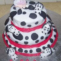 Dalmation I baked my first cake this weekend.