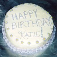 Simple Birthday Cake I made this for my daughter's 1st birthday. It was my very first cake attempt.