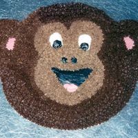 Monkey Cake I made this cake for my daughter's 3rd birthday.