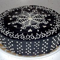 Henna Inspired Cake Different view so the side can be seen