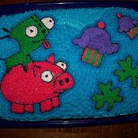 Gir And St. Patrick's Day my middle dd, Tala, who just turned 10 on Thursday is having her party tomorrow. She requested a Gir/St. Patrick's Day theme. Gir is...