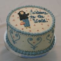 Ist Baby Shower Cake I made this for my sister in law last weekend. I don't do cakes for money, but I sure was happy that everyone was so shocked that it...