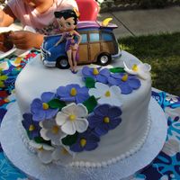 Betty Boop Luau Birthday Cake I did this cake for my sister's birthday party. We had a Luau and she also loves Betty Boop, so I combined the two ideas. I covered...