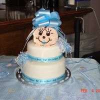 Baby Shower I did this for a cousins baby shower. My first time with MMF. It was really hard to work with. Not sure if it's just because I really...