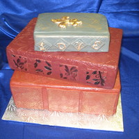 Sweet Words Three tired cake idea taken from a stack of books