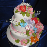 Bea Mixture of gumpaste flowers