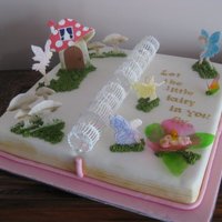 Let The Fariy In You Fly This was a cake I was asked to do for a little girl. It was also my first attempt at Lambath...I have a long way to go to get it right!