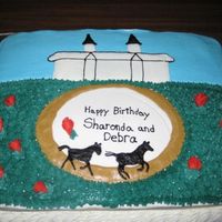 Kentucky Derby Cake This was a birthday cake for some girls that had birthdays close to the Kentucky Derby. Here in Louisville the Derby is HUGE!!! That is...