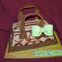 Coach Purse Hand painted "C's" everything is edible...