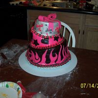 Topsy Turvy Cake my first topsy turvy cake. sweet 16