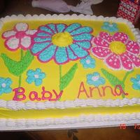 Baby Shower This matched the bedding for the baby:)