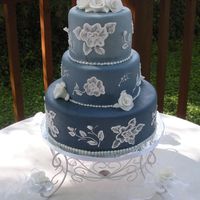 Dscn6783.jpg Chocolate cake with chocolate ganache, 14", 10", 6".