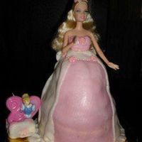 Barbie Princess Made with sugar paste for my little princess, for her 2. Birthday. This was a second cake .