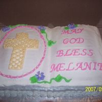 First Communion I made this for a lady I work with her daughter.