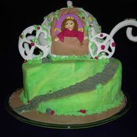 Natali&acirc;&acute;s Princess Carriage This was a complicated cake to make.... since I really struggle with fondant when covering different shapes. It was strawberry cake with...