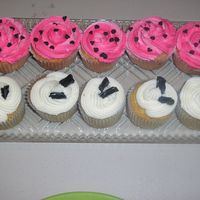 Watermelon And Licorice I started out with a white cake mix and went fromthere. I ended up with watermelon cupcakes with watermelon buttercream frosting and...