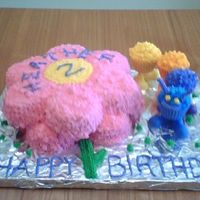 Flower Cake I made for my littie girls 2nd birthday.