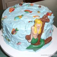 Mermaid Cake This cake was a lot of fun to make. All of the decorations are made using chocolate molds. The icing is a SF whipped icing I purchased at...
