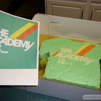 The Academy Is T-Shirt Cake & Ipod This cake was made for my daughter's 17th birthday. It was supposed to be a fondant cake, but at the time I was still having trouble...