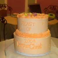 Feast Of Corpus Christi Church picnic - I don't know if you can really tell on this picture but the roses are made out of Starburst candy.