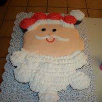 Santa Claus Santa Claus cupcake cake for my daughter's daycare class. Chocolate cc and buttercream