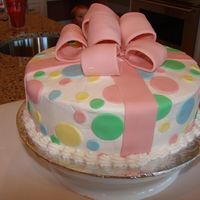 Baby Shower All buttercream with fondant accents