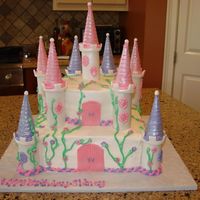 Birthday Castle Cake this was my first castle cake for my niece, and i thank all the CC members for their inspiration