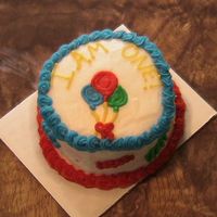 Smash Cake Here is the smash cake