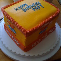 Old Super X Box Tried a square cake... made me realize I hate square cakes and humidity. Had problems with this cake in Sept. DOne for my Pap's 78th...