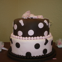 Girl Baby Shower I love the taste of Chocolate Fondant,almost like tootsie rolls!
