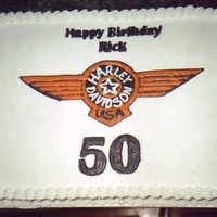 Harley Birthday This was for a customer who is also a friend that my husband and I ride with.