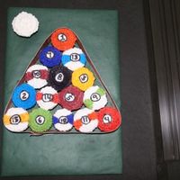 Billiards These are cupcakes that I made look like billiard balls.