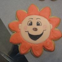 Practice Baby Shower Cookies royal icing/glace mixed together. Faces painted on with food color. These were so fun to do!