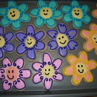 Flower Cookies These cookies were inspired by all those CC members that submitted flower cookies with the cutest little faces, thank you! I think these...
