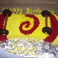 Skateboard Cake 