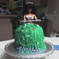Hula Girl Cake - My First Doll Cake A close friend is moving to Hawaii, so I thought it was the perfect time to try out a doll cake. I was nervous about using a mixing bowl,...