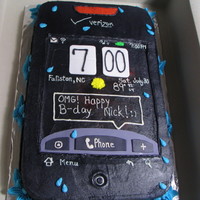 Cell Phone Cell Phone for a 14 yr old who the day before the party dropped his phone in the pool so thats why the "water splashes" were...