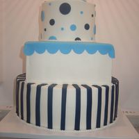 Whimsy Wedding Here is a picture of my cake with Sugarshacks buttercream dvd tips! TFL!