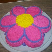Flower Cake Flower Cake for Little Girl's Birthday.